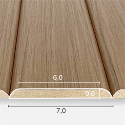 Lambri Carvalho Italiano - Pacote com 12 Réguas - 2,30m2 - 5