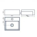 Ver imagem 5 de Conjunto para Banheiro Cuba de Semi-Encaixe Roma 11,5CMX33CMX29CM e Torneira Bica Móvel 1/4V Japi Branco