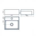 Ver imagem 5 de Conjunto para Banheiro Cuba de Semi-Encaixe Roma 11,5cmx33cmx29cm e Torneira Bica Móvel 1/4V Japi