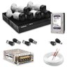 Kit 6 Câmeras de Segurança Intelbras Full Hd 1080p com Dvr Mhdx 1208 1080p com Hd 1tb Purple - 1