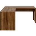 Ver imagem 7 de Mesa de Canto para Escritório em L Angular Mdp Nogal