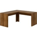 Ver imagem 5 de Mesa de Canto para Escritório em L Angular Mdp Nogal