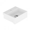 Ver imagem 4 de Conjunto para Banheiro Cuba de Semi-Encaixe Roma 11,5CMX33CMX29CM e Torneira Bica Móvel ABS 1/4 Japi Branco