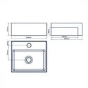 Ver imagem 5 de Conjunto para Banheiro Cuba de Semi-Encaixe Roma 11,5CMX33CMX29CM e Torneira Bica Móvel ABS 1/4 Japi Branco