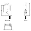 Ver imagem 3 de Conjunto para Banheiro Cuba de Semi-Encaixe Roma 11,5CMX33CMX29CM e Torneira Bica Móvel ABS 1/4 Japi Branco