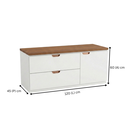 Ver imagem 2 de Conjunto Gabinete para Banheiro Suspenso Modena 120cm