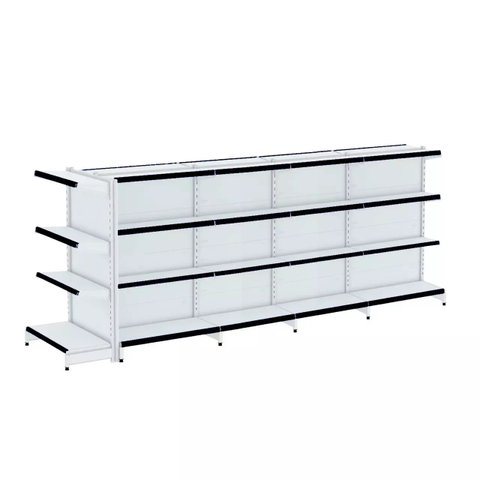 Gondola Centro 137 Fit Ate 4 Metros 1 Ponta Branco 36b Pe Preto