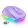 Mouse sem Fio Bluetooth Seenda Iwg Fgm02 Recarregável Purple - 1
