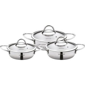 Conjunto de Panelas de Aço Cemre 3 Peças
