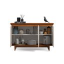 Ver imagem 5 de Buffet Flow 3 Portas Off White e Freijó para Sala de Jantar com Design Moderno e Organização