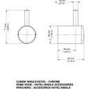 Ver imagem 2 de Conjunto 2 Cabides Single Hotel Docol