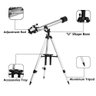 Telescopio Profissional Astronomico Refrator 525x Tripe 60cm - 4