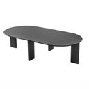 Ver imagem 2 de Mesa de Centro Orgânica Chanfrada Pé Madeira Complementos