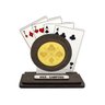 Troféu Baralho Truco Poker Jogo de Cartas Vice-campeão Eptcel Arte em Mdf 1529 - 1