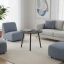 Ver imagem 1 de Mesa de Centro Minimalista 60cm Noronha Fratini
