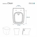 Ver imagem 3 de Tampa de Vaso em Mdf Clean Branco para Bacia Deca