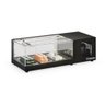 Vitrine Refrigerada de Bancada sem Bandejas Gvrs100 Gelopar Expositor Preto 220v - 1