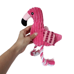 Flamingo Brinquedo Pelúcia Pet para Cachorro com Cordinha:rosa - 2