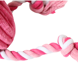 Flamingo Brinquedo Pelúcia Pet para Cachorro com Cordinha:rosa - 3