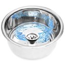 Ver imagem 1 de Antiferrugem! Cuba Redonda Aço Inox 304 30x15cm Premium