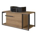 Ver imagem 5 de Gabinete para Banheiro Suspenso Industrial com Cuba Berlin Preta Mel