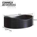 Ver imagem 3 de Gabinete para Banheiro Suspenso Industrial com Cuba Berlin Preta Mel