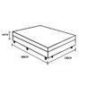 Cama Box Baú Casal + Colchão De Molas Ensacadas Airtech 73X138X188:Preto - 4