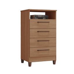Cômoda Star 100% Mdf Tuboarte 4 Gavetas 1 Deck - 1
