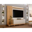 Ver imagem 1 de Home Theatre Elegance Design Sala de Tv Comfort Cor:off White/cinamomo