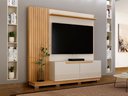 Ver imagem 1 de Home Theatre Elegance Design Sala de Tv Comfort Cor:off White/cinamomo