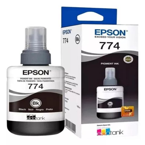 Tinta Epson 774 Ecotank T774120-al Preto M205 / M100 / M105 / L606 / L656 / L1455