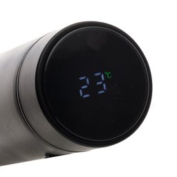 Garrafa Térmica Com Termômetro em Led Wolff Aço Inox 500ml - 4
