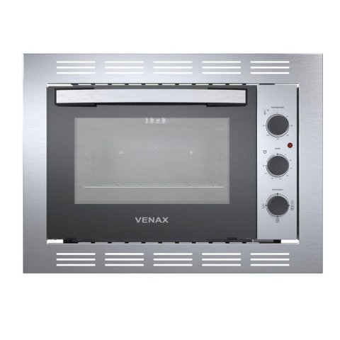 Forno de Embutir Elétrico Venax Grand Gourmet 45l Inox Preto 127v