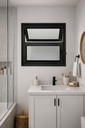Ver imagem 1 de Vitro Basculante Preto 40x40 Linha 25 Jade