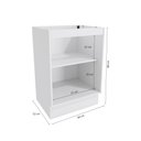 Ver imagem 6 de Balcão Celeste Kappesberg 100% Mdf 1 Porta Branco/verde 60cm