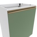 Ver imagem 5 de Balcão Celeste Kappesberg 100% Mdf 1 Porta Branco/verde 60cm