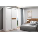 Ver imagem 3 de Guarda Roupa 2 Portas de Correr e 2 Gavetas Vivacce 835 Flex Branco ou Branco C- Freijo - Carraro