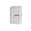 Ver imagem 6 de Guarda Roupa 2 Portas de Correr e 2 Gavetas Vivacce 835 Flex Branco ou Branco C- Freijo - Carraro