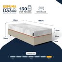 Ver imagem 4 de Cama Box com Colchão Ortopédico de Espuma D33 a Vácuo Sonno Full - Lucas Home - Solteiro