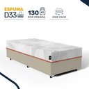 Ver imagem 3 de Cama Box com Colchão Ortopédico de Espuma D33 a Vácuo Sonno Full - Lucas Home - Solteiro