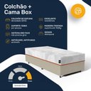 Ver imagem 5 de Cama Box com Colchão Ortopédico de Espuma D33 a Vácuo Sonno Full - Lucas Home - Solteiro