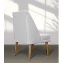 Ver imagem 3 de Kit 4 Cadeiras de Jantar Bela Courino Branco Courino Branco