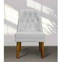 Ver imagem 1 de Kit 4 Cadeiras de Jantar Bela Courino Branco Courino Branco