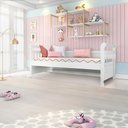 Ver imagem 1 de Cama Babá Júlia Branco Brilho Carolina Baby