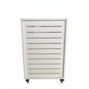 Ver imagem 1 de Armário Botijao de Gas Gabinete P com Rodinhas MDF-Organizador Multiuso Lavanderia e Cozinha -Branco