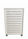 Ver imagem 1 de Armário Botijao de Gas Gabinete P com Rodinhas MDF-Organizador Multiuso Lavanderia e Cozinha -Branco