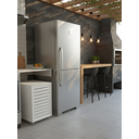 Ver imagem 4 de Armário Botijao de Gas Gabinete P com Rodinhas MDF-Organizador Multiuso Lavanderia e Cozinha -Branco