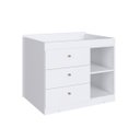 Ver imagem 4 de Berço Cama com Cômoda e Cama Auxiliar Branco Completa Móveis