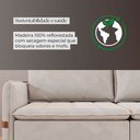 Ver mais imagens de Sofá Cama Retrátil 3 Lugares Bárbara 1,80m Veludo Creme