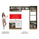 Ver mais imagens de Cozinha Completa 27000 com Armário e Balcão Rustic/branco